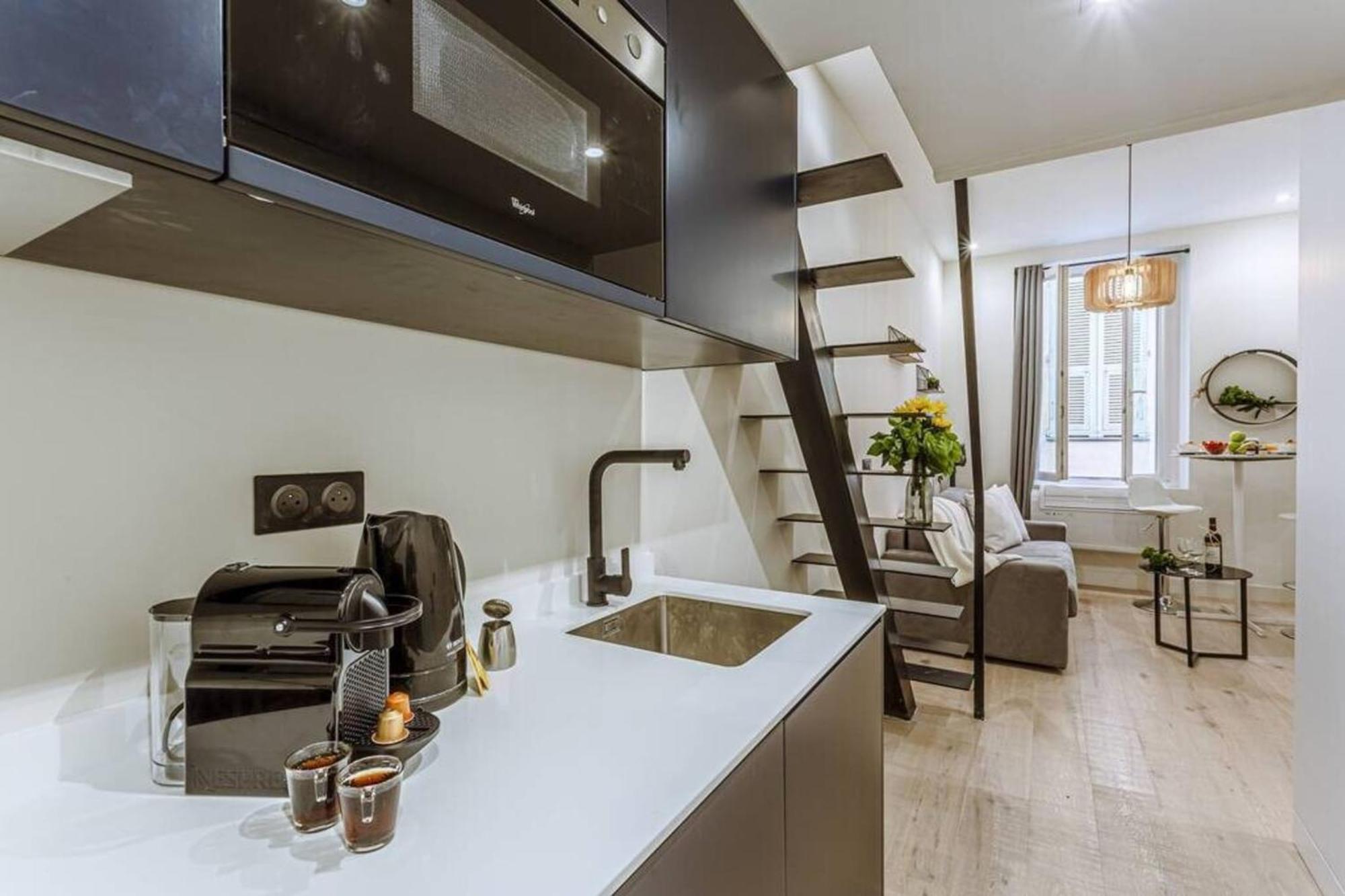 Bunico 1 - Old Town Renovated Studio Nizza Esterno foto
